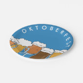 オクトーバーフェストモダンビーエルフェストビアコレクション ペーパープレート (アングル)