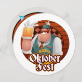 オクトーバーフェストラウンド招待状 招待状 (正面/裏面)