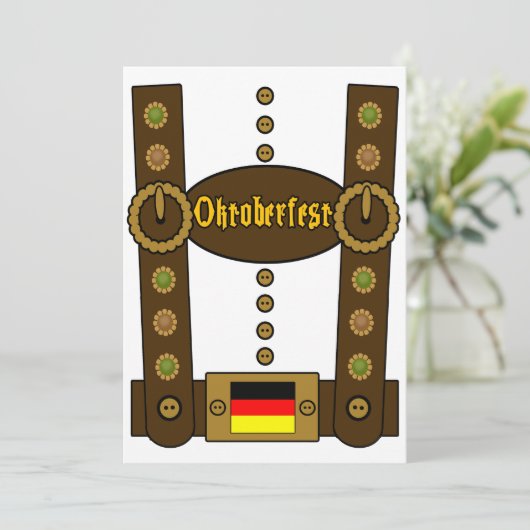 オクトーバーフェストレデルホセおもしろいン 招待状 (スタンド正面)