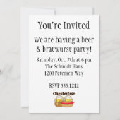 オクトーバーフェストレデルホセおもしろいン 招待状 (裏面)