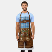 オクトーバーフェストレデルホセン エプロン (着用した状態)