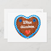 オクトーバーフェストレブクチェンハーツ。ウィーン・ミュンヘン。 ポストカード (正面/裏面)