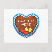 オクトーバーフェストレブクヘンヘルツミットコピー宇宙 ポストカード (正面)