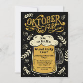 オクトーバーフェストワーストパーティービアマグ 招待状 (正面)