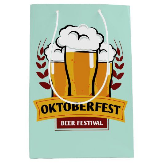 オクトーバーフェスト媒体抱き枕 ミディアムペーパーバッグ (正面)