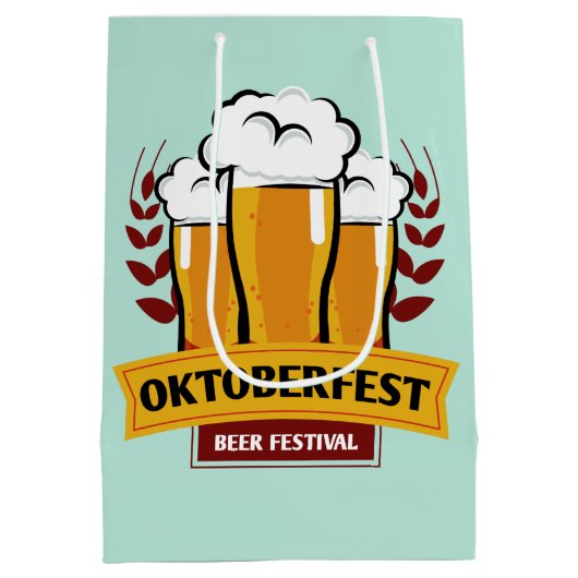 オクトーバーフェスト媒体抱き枕 ミディアムペーパーバッグ (裏面)