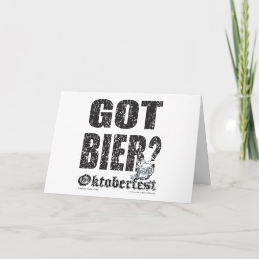 オクトーバーフェスト得・ビア？ カード (正面)