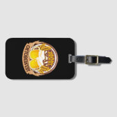 オクトーバーフェスト応援ドイツの飲みビールパーティー ラゲッジタグ (正面横)