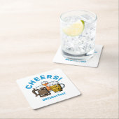 オクトーバーフェスト応援ビール スクエアペーパーコースター (インサイチュ)