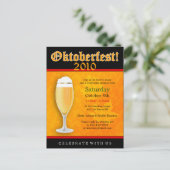オクトーバーフェスト招待状はがき インビテーションポストカード (スタンド正面)