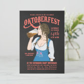 オクトーバーフェスト招待状オクトーバーフェストガール 招待状 (スタンド正面)