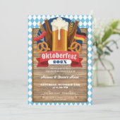 オクトーバーフェスト招待状カード サンキューカード (スタンド正面)