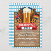 オクトーバーフェスト招待状カード サンキューカード (正面/裏面)