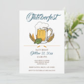 オクトーバーフェスト招待状、ビールテイスティング招待状 招待状 (スタンド正面)