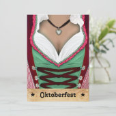 オクトーバーフェスト招待状 招待状 (スタンド正面)