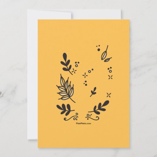 オクトーバーフェスト招待状 招待状 (裏面)