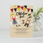 オクトーバーフェスト招待状 招待状 (スタンド正面)