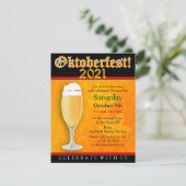 オクトーバーフェスト招待状 招待状 (スタンド正面)