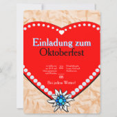 オクトーバーフェスト招待状 招待状 (裏面)
