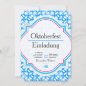 オクトーバーフェスト招待紀仁 招待状 (裏面)