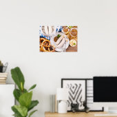 オクトーバーフェスト朝食 ポスター (ホームオフィス)