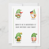 オクトーバーフェスト格言ベビーシャワー 招待状 (裏面)