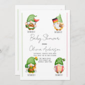 オクトーバーフェスト格言ベビーシャワー 招待状 (正面/裏面)