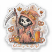 オクトーバーフェスト死神 シール (正面)