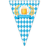 オクトーバーフェスト泡ビールマグ バンティングフラッグ (第2の旗)