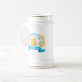 オクトーバーフェスト泡ビールマグ ビールジョッキ (正面左)