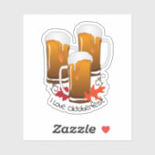 オクトーバーフェスト秋のビール シール (シート)