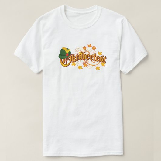 オクトーバーフェスト秋Tシャツ Tシャツ (デザイン正面)