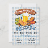 オクトーバーフェスト紅葉パーティの招待状 招待状 (正面)