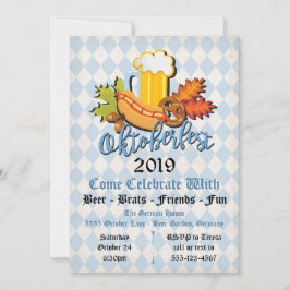 オクトーバーフェスト紅葉パーティの招待状 招待状