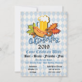 オクトーバーフェスト紅葉パーティの招待状 招待状 (正面)