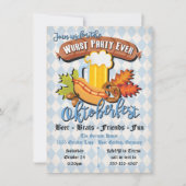オクトーバーフェスト紅葉パーティの招待状 招待状 (正面)