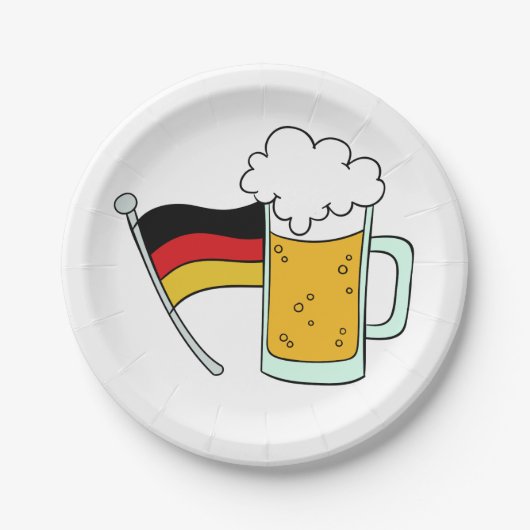 オクトーバーフェスト紙プレート ペーパープレート (正面)