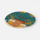 オクトーバーフェスト紙プレート ペーパープレート (アングル)