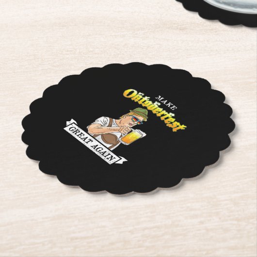 オクトーバーフェスト素晴らしを再び切り札に ペーパーコースター (アングル)