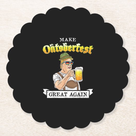 オクトーバーフェスト素晴らしを再び切り札に ペーパーコースター (正面)
