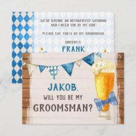 オクトーバーフェスト結婚のバイエルンブライダルパーティ案 招待状