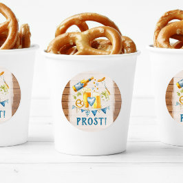 オクトーバーフェスト結婚のバ素朴バリアンビールパーティー ラウンドシール