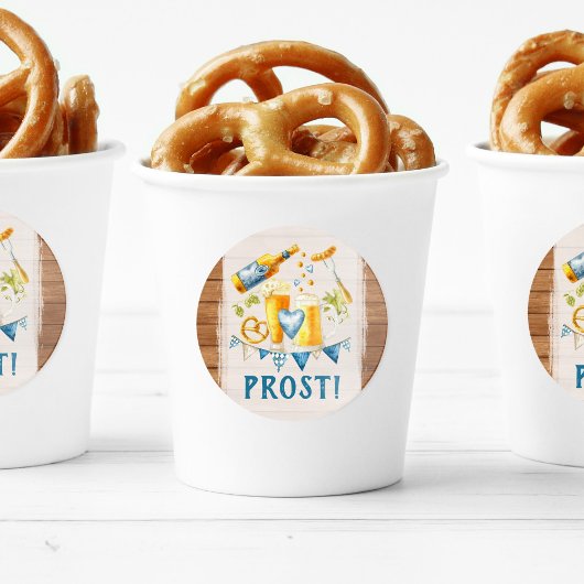 オクトーバーフェスト結婚のバ素朴バリアンビールパーティー ラウンドシール