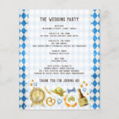 オクトーバーフェスト結婚式素朴パーティー計画 (裏面)