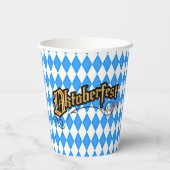 オクトーバーフェスト青と白 紙コップ (裏面)
