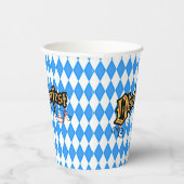 オクトーバーフェスト青と白 紙コップ (右)