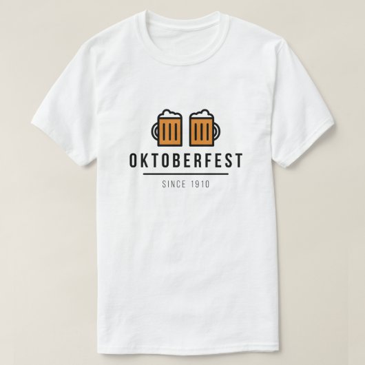 オクトーバーフェスト1810年以降 Tシャツ (デザイン正面)