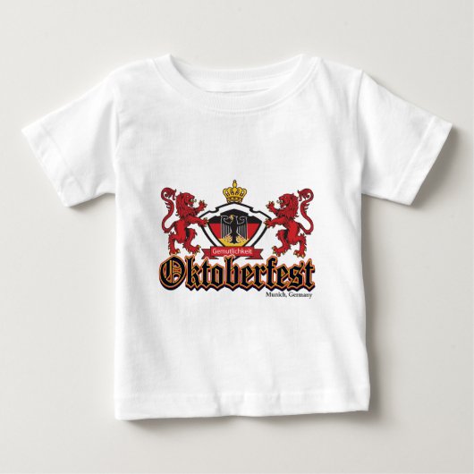 オクトーバーフェスト2ライオン ベビーTシャツ (正面)
