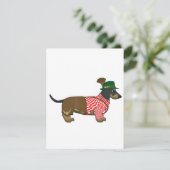 オクトーバーフェスト2018 - 面白いドイツのダックスフントのコスチューム 招待状 (スタンド正面)