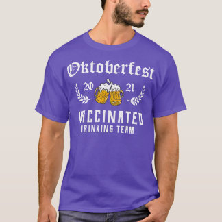 オクトーバーフェスト2021予防接種ドリンクチーム Tシャツ